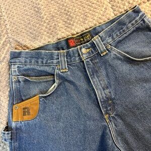 Wrangler Riggs Workwear Relaxed Fit Men's Jeans in Classic Blue